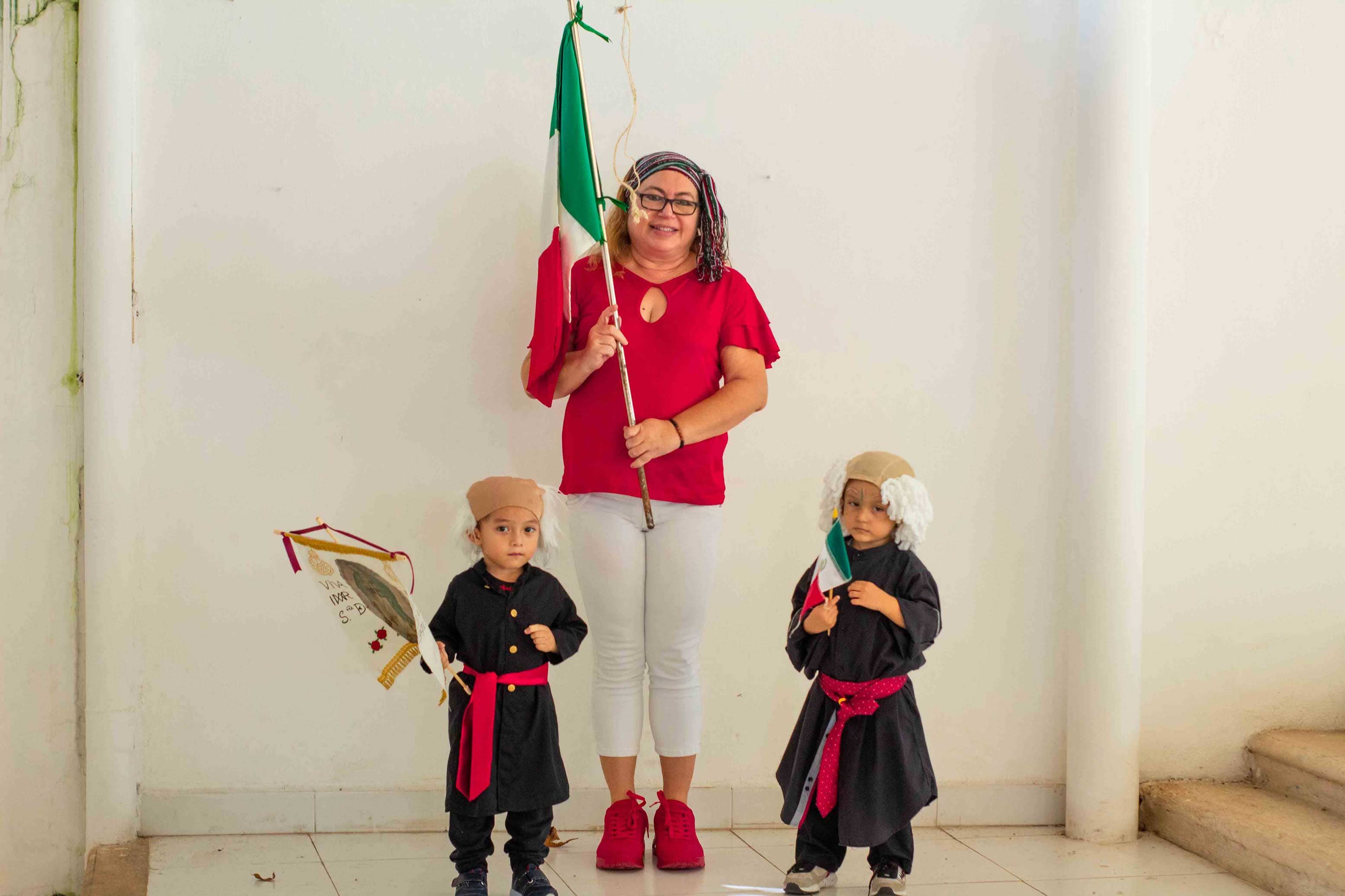 A través de juegos tradicionales, música y bailes mexicanos los CAI celebran el mes patrio