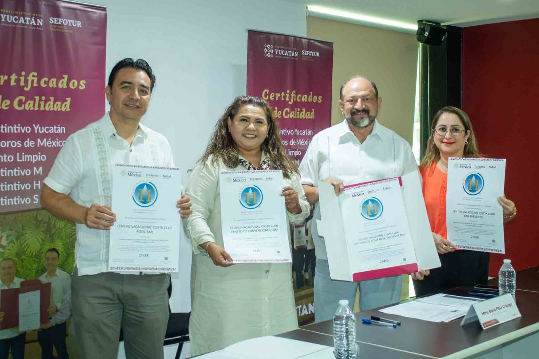 Distintivo H al Hotel Costa Club